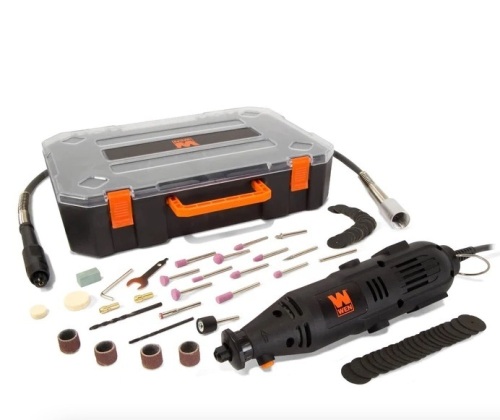 WEN 23103 1-Amp Variable Speed Rotary Tool with 100+ Accessories, Carrying Case and Flex Shaft - Lot 238