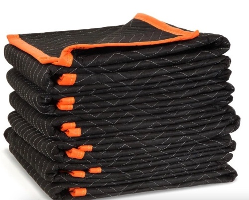 WEN 272406 72-Inch by 40-Inch Heavy Duty Padded Moving Blankets, 6-Pack - Lot 312