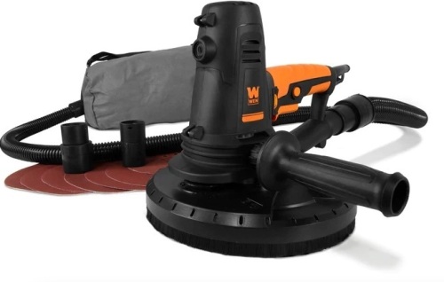 WEN DW1085 10-Amp Variable Speed Handheld Drywall Sander with Dust Hose and Collection Bag  - Lot 324