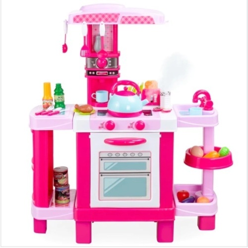 Pretend Play Kitchen Toy Set for Kids with Water Vapor Teapot - Lot 360