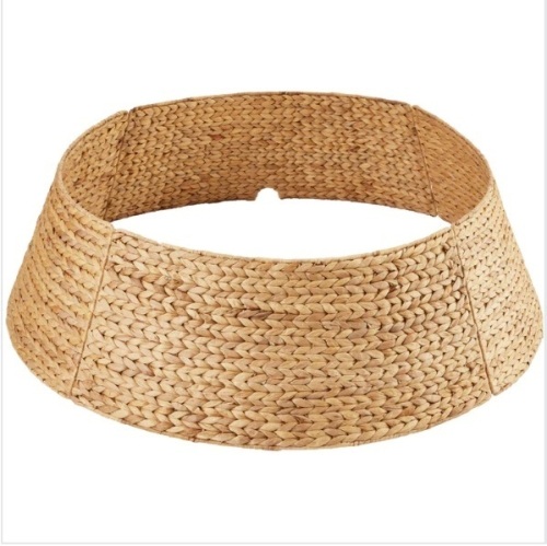 Woven Hyacinth Christmas Holiday Tree Collar - 42in  - Lot 366