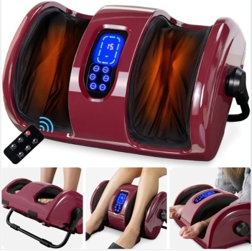 Reflexology Shiatsu Foot Massager w/ High-Intensity Rollers, Remote Control - Lot 375