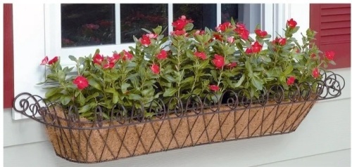 Deer Park Ironworks French Window Box with Coco Liner - Lot 289