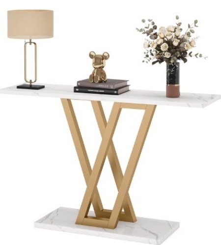 LITTLE TREE Console Table Hallway Table for Entryway 43 Inch Sofa Table Entryway Tables for Living Room - Lot 299