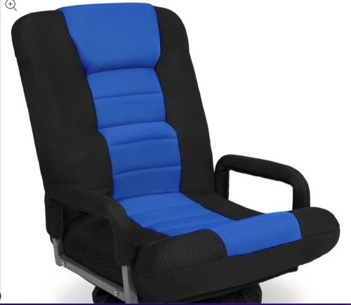 Gaming Floor Chair w/ 360-Degree Swivel, Armrest, Adjustable Backrest  - Lot 452