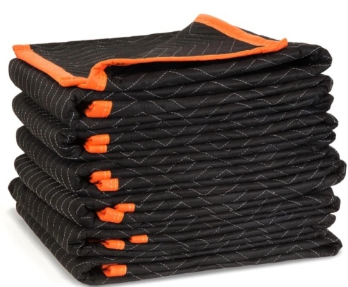 WEN 272406 72-Inch by 40-Inch Heavy Duty Padded Moving Blankets, 6-Pack - Lot 412