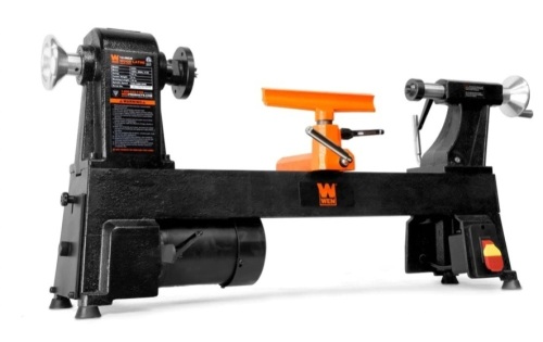 WEN LA3424 4.5-Amp 12-Inch by 18-Inch 5-Speed Benchtop Wood Lathe - Lot 416