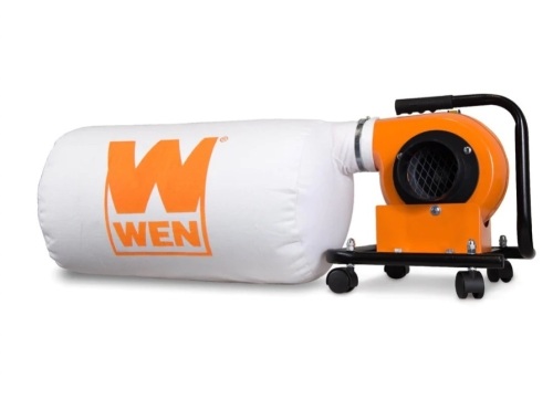 WEN DC3401 5.7-Amp 660 CFM Rolling Dust Collector with 12-Gallon Bag and Optional Wall Mount - Lot 418