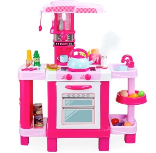 Pretend Play Kitchen Toy Set for Kids with Water Vapor Teapot $109.99 - Lot 478