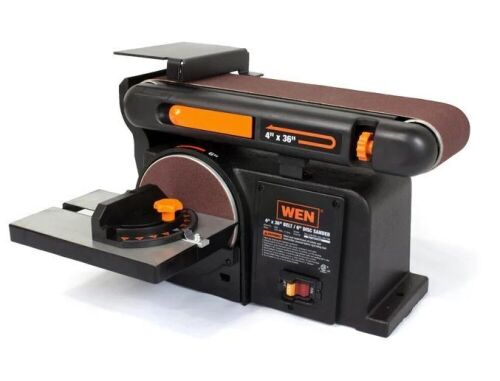 WEN 6502T 4.3-Amp 4 x 36 in. Belt and 6 in. Disc Sander with Cast Iron Base $120.35 - Lot 420