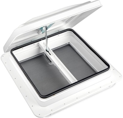 Livpow RV or Trailer Roof Vent - Manual 14" x 14" - Lot 492