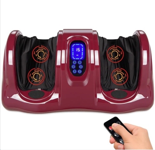 Therapeutic Foot Massager w/ High Intensity Rollers, Remote, 3 Modes $149.99 - Lot 524