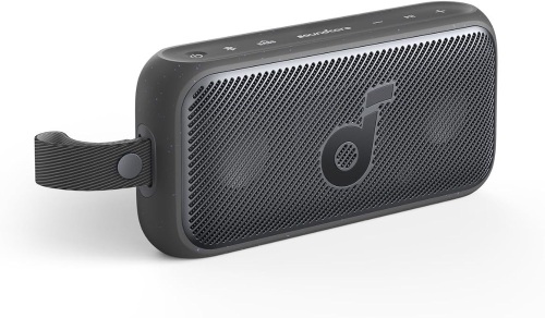 Soundcore Motion 300 Wireless Hi-Res Portable Speaker with BassUp, Bluetooth with SmartTune Technology, 30W Stereo Sound, 13H Playback, and IPX7 Waterproof, for Backyard, Camping, and Hiking - Lot 730