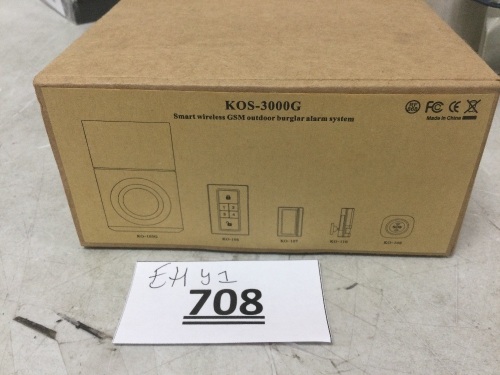 Smart wireless GSM outdoor burglar alarm system - Lot 708