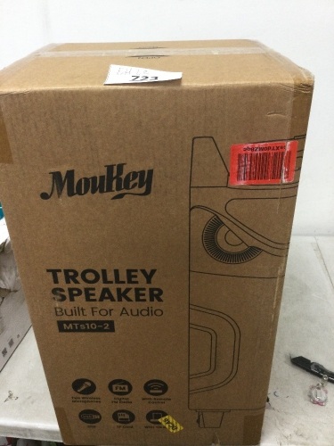 Moukey TROLLEY SPEAKER Built For Audio MTs10-2 - Lot 723