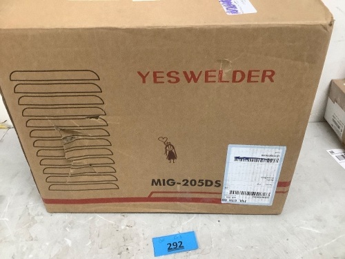 YesWelder Mig-205DS Welding Kit - Lot 292