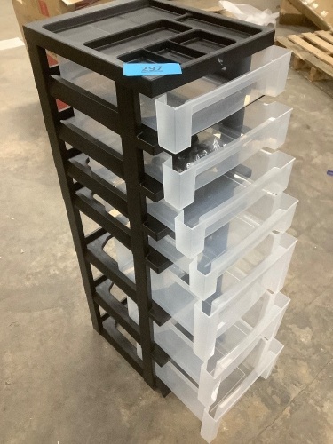 Seven Drawer Plastic Organizer - Lot 297