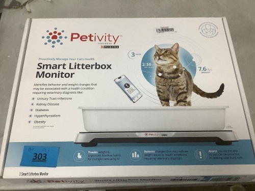 Petivity Smart LitterBox Monitor - Lot 303