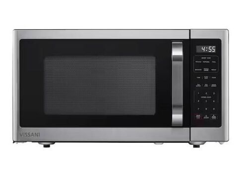 Vissani 1.6 cu. ft. Countertop with Sensor Cook Microwave in Stainless Steel  - Lot 69