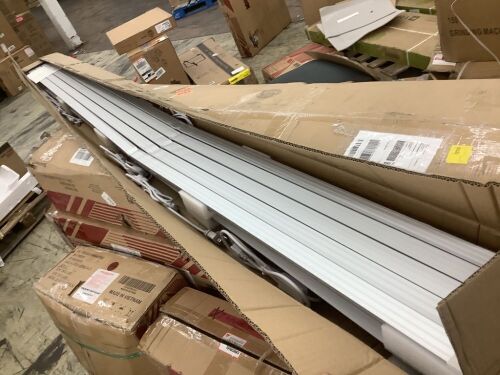 ONLYLUX 8ft LED Shop Light 90W 12000lm 5000K, Plug and Play, 10 Pack - Lot 230