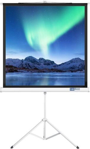 LopBast Screen Projector Screen with Stand - Lot 240