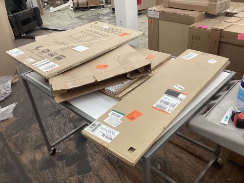 Lot of (7) Cabinet End Panels & (3) Large Access Panels  - Lot 369