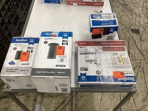 Lot of (4) DuraVent Fireplace Accessories  - Lot 389