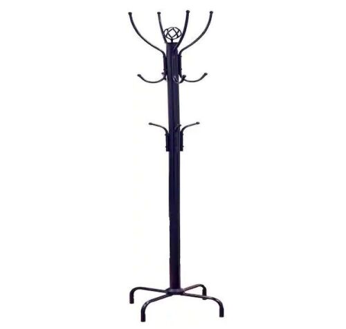 Black 8-Hook Coat Rack  - Lot 596