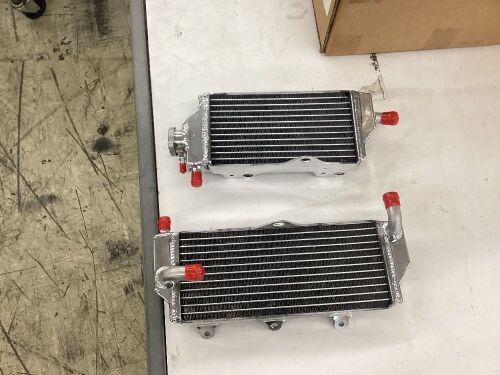 Aluminum Motorcycle Radiators  - Lot 696