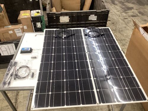 Flexible Solar Panels, 46" x 21", Set of 2  - Lot 631