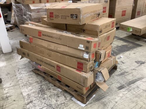 Lot of (10) Patio Umbrellas & (10) Bases - Uninspected - Lot 112