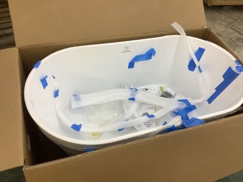 Acrylic Freestanding Bathtub - Needs Repair  - Lot 171