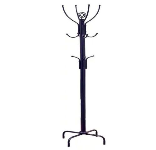 Black 8-Hook Coat Rack  - Lot 530