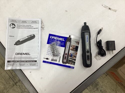 Dremel 4V Cordless Screwdriver Kit with 6 Power Settings and Smart Stop Technology - Lot 560