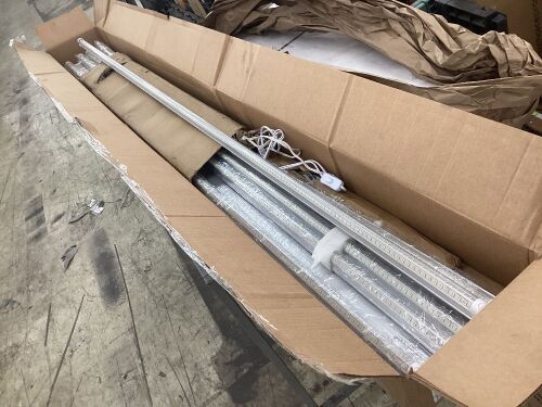 Singteam 8' LED Shop Lights - 1 is Bent  - Lot 447
