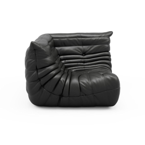 Faux Leather Bean Bag Sofa  - Lot 16