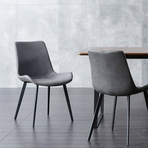 Modern Grey Dining Chairs, Set of 4  - Lot 21