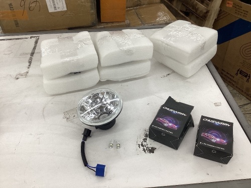 Lot of (4) LED Headlights  - Lot 750