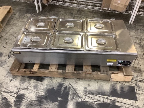 VEVOR 6-Pan Commercial Food Warmer - Lot 235