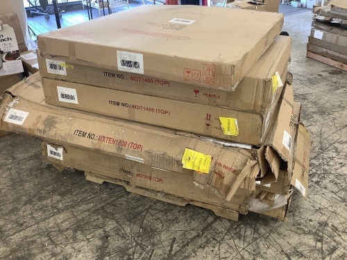 Lot of (6) Dining Table Tops - Uninspected  - Lot 197