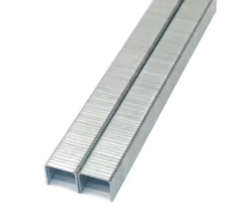 Husky galvanized 3/8 inch steel staples. 24 packs, 1250 staples per pack - Lot 235
