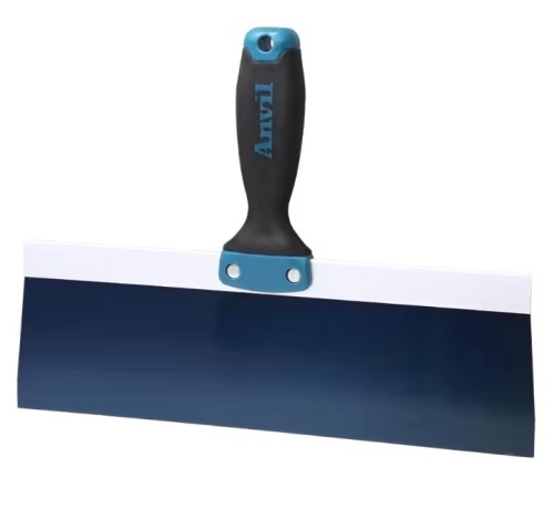12 in. Blue Steel Taping Knife with Soft Grip Handle. Lot of 4 - Lot 253