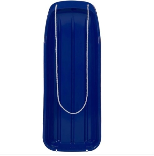 48in Kids Toboggan Snow Sled Board w/ Pull Rope, Curved Edges - Lot 137