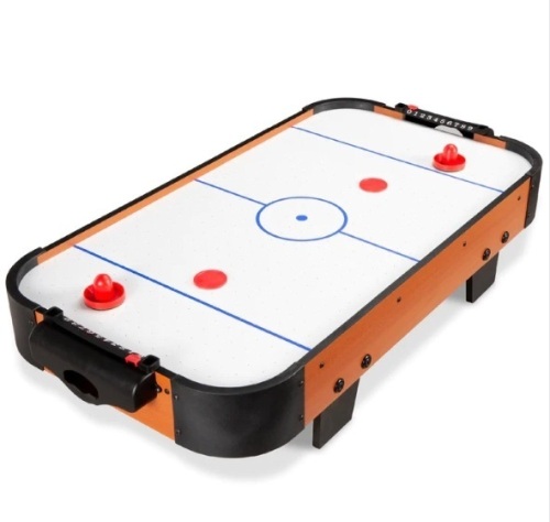 Tabletop Air Hockey Arcade Game Table w/ 2 Pucks, 2 Strikers - 40in - Lot 311