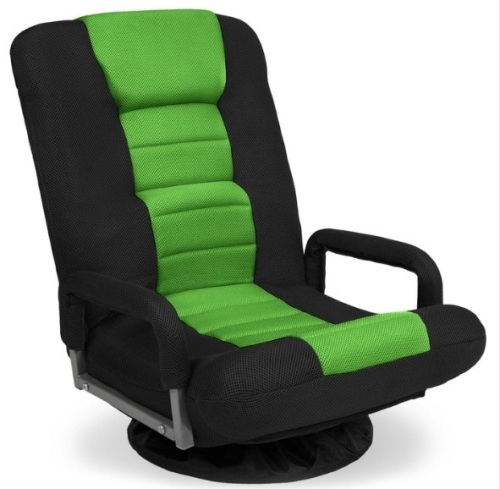 Gaming Floor Chair w/ 360-Degree Swivel, Armrest, Adjustable Backrest - Lot 318