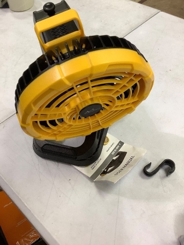 portable rotating fan needs charger - Lot 780