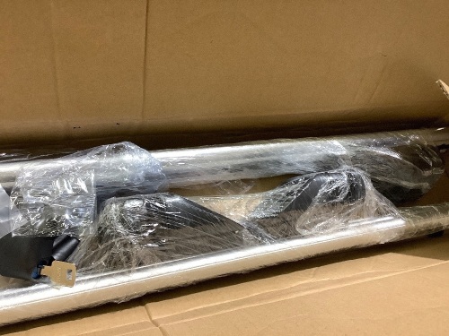 eep commander xk 48&#34 car top roof rack cross bar cargo carrier aluminum - Lot 812