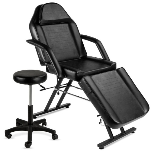 Multipurpose Massage Bed, Spa & Salon Chair w/ Hydraulic Stool - 71in - Lot 814