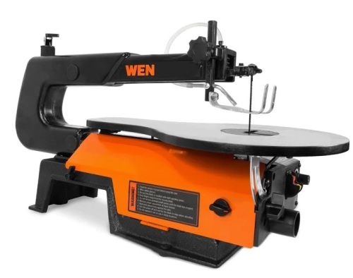 WEN 3922 16-inch Variable Speed Scroll Saw with Easy-Access Blade Changes - Lot 362