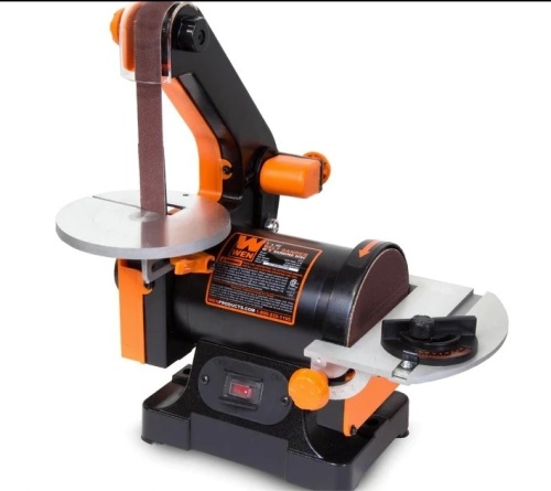 WEN 6515T 1 x 30-Inch Belt Sander with 5-Inch Sanding Disc - Lot 364